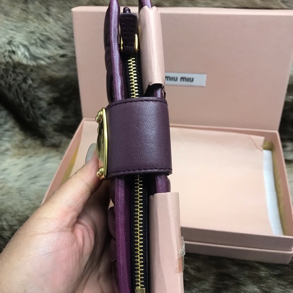 Miu Miu Nappa Long Wallet - Picture 3 of 8